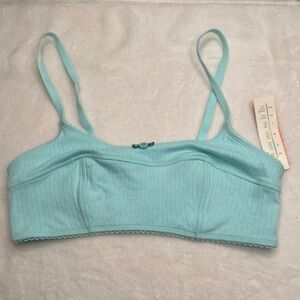 Women's Cotton Barrettes  Bra Colsie Blue size  Small  Extra Comfort Cotton